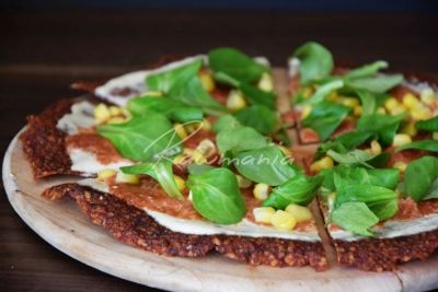 Raw pizza